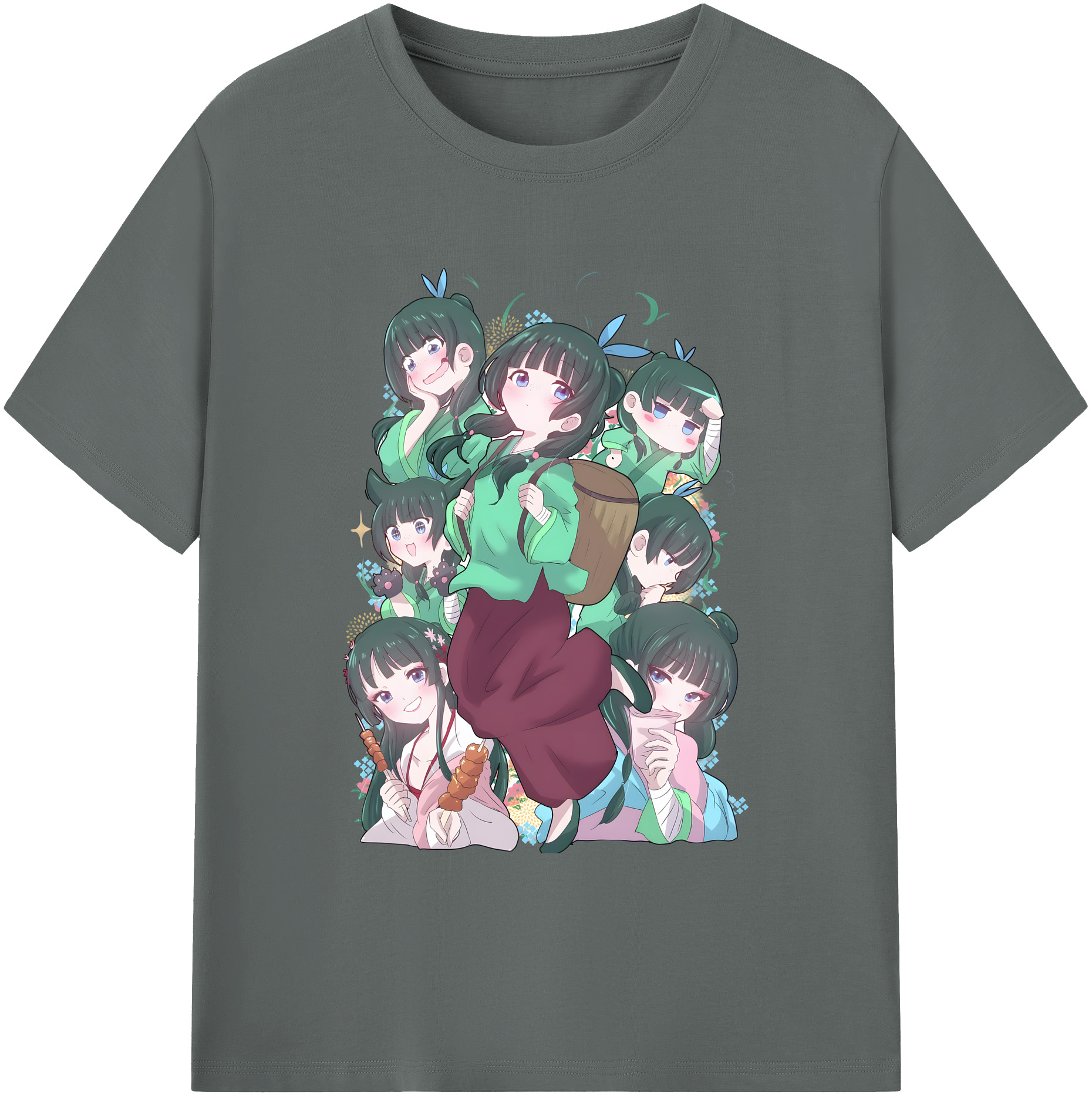 （画像用） 薬屋のひとりごと The Apothecary Diaries 綿100％ メンズ半袖Tシャツ｜肌触りやわらか＆通気性